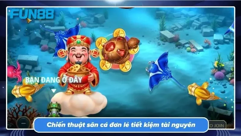 Kỹ năng ngắm bắn cá đơn lẻ giúp tiết kiệm lượng đạn tối đa.