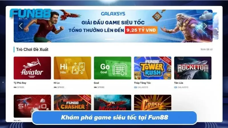 Giao diện trực quan của sảnh cược nhanh thế hệ mới