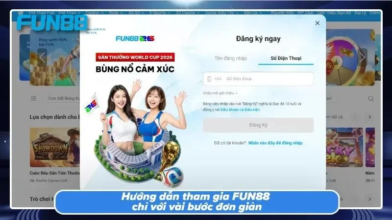 Giới thiệu FUN88 về quy trình tham gia đơn giản
