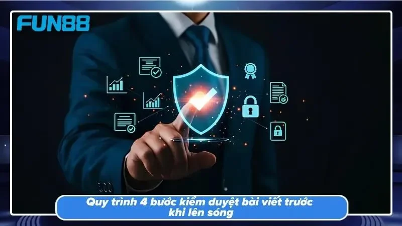 Quy trình kiểm duyệt nội dung qua bốn bước chuyên sâu